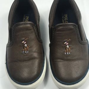 Polo Ralph Lauren Leather Slides